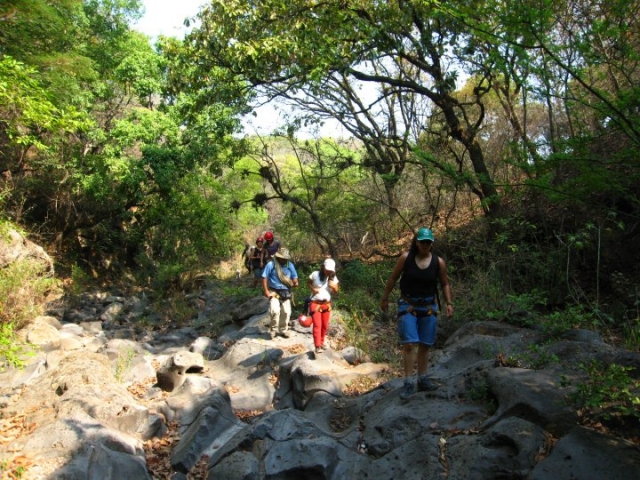 Caminando en el rio